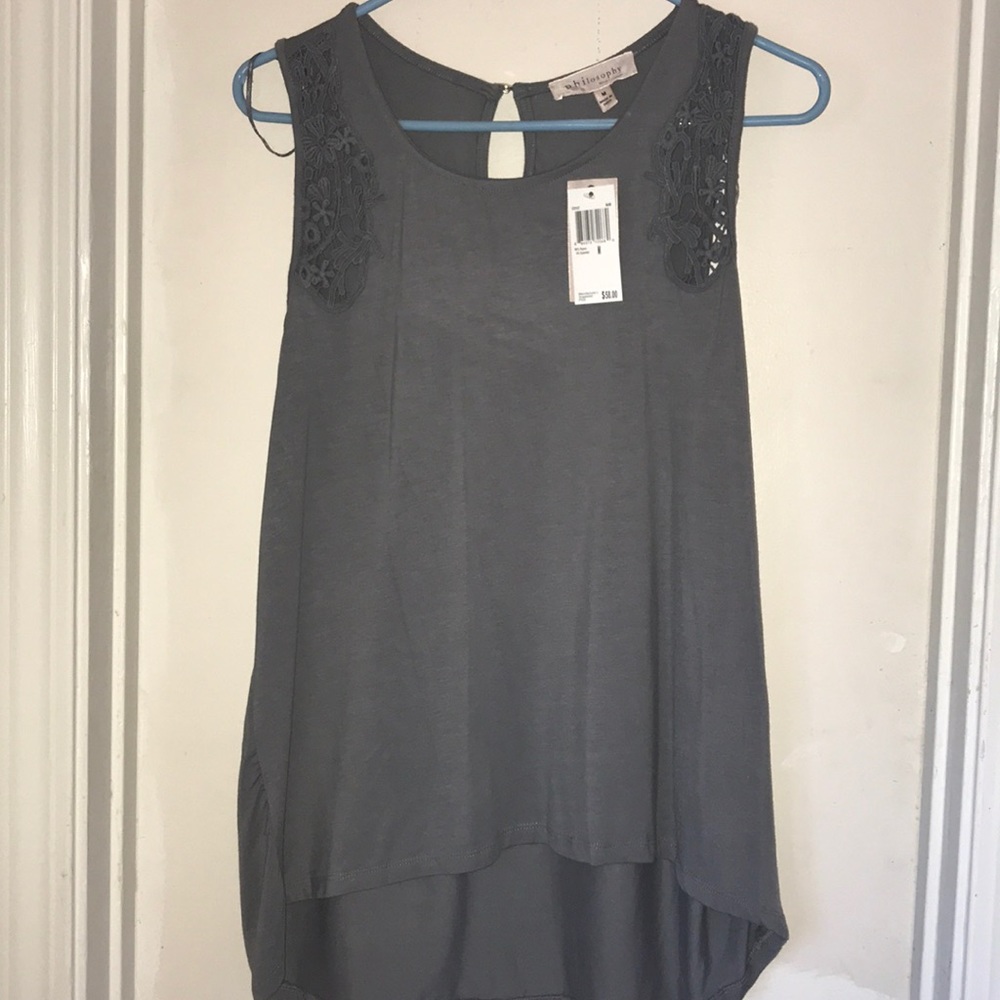Philosophy tank top